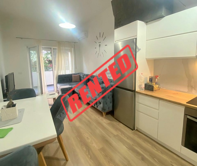 Apartament 1+1 me qira ne rrugen Peti shume prane Liqenit Artificial ne Tirane.
Eshte e pozicionuar